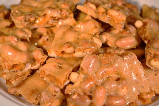 Peanut Brittle Four Brittle Combo includes Peanut Brittle, Cashew Brittle, Pecan Brittle, Jalapeno Peanut Brittle. Granny's Confections