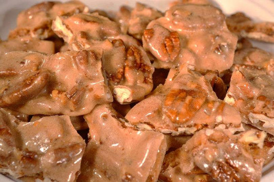 Pecan Brittle made with Premium Pecans. Handmade by Granny's Confections