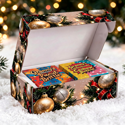 Merry Christmas Premium Christmas Balls Themed Box