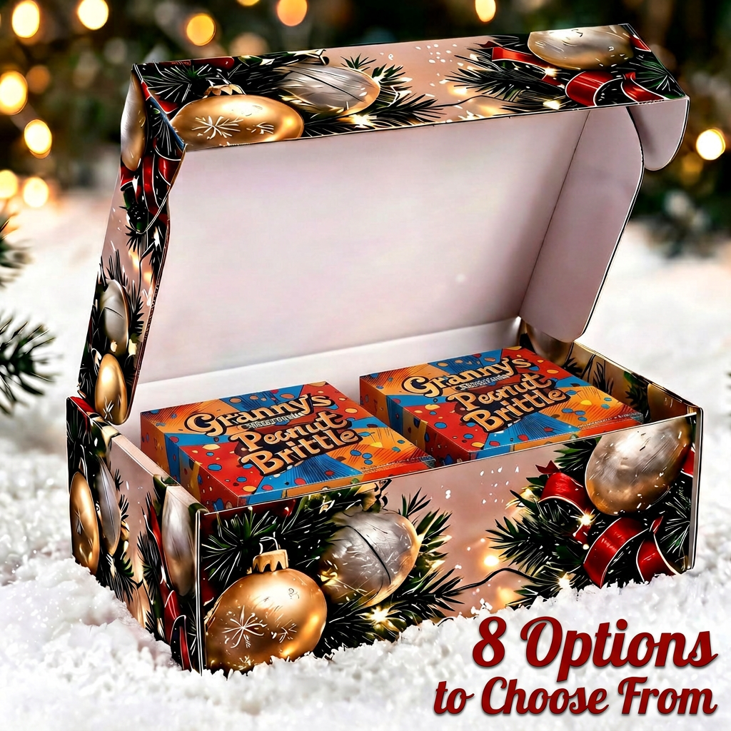 Merry Christmas Premium Christmas Balls Themed Box