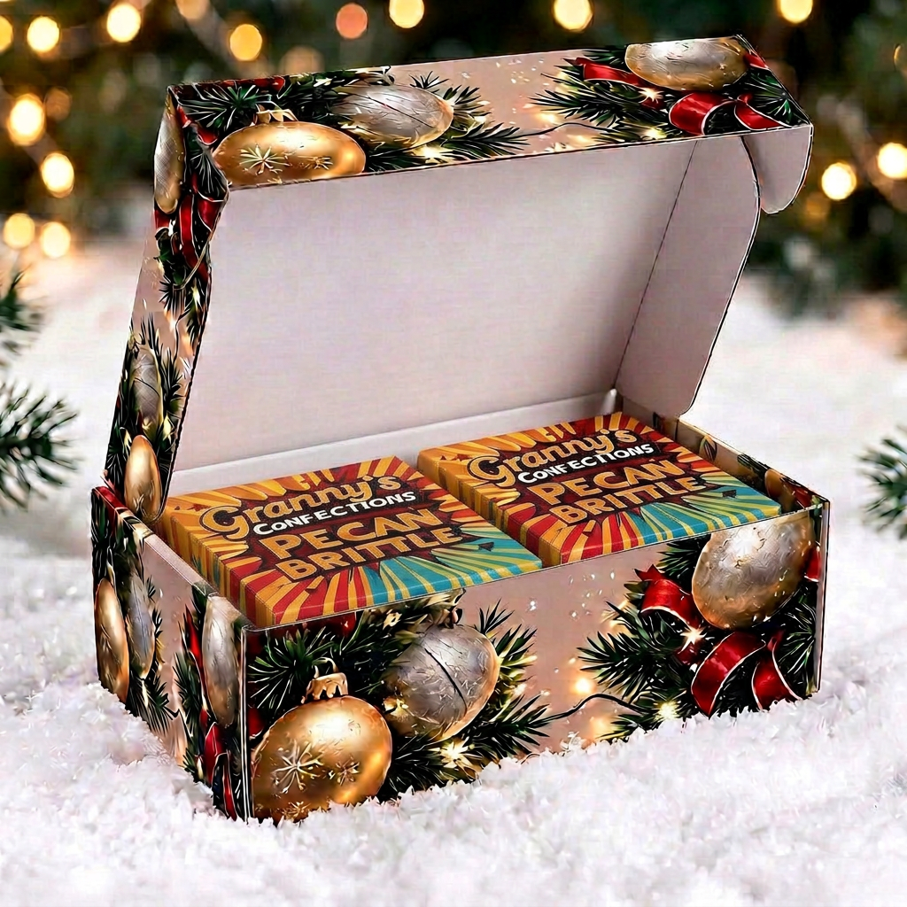 Merry Christmas Premium Christmas Balls Themed Box