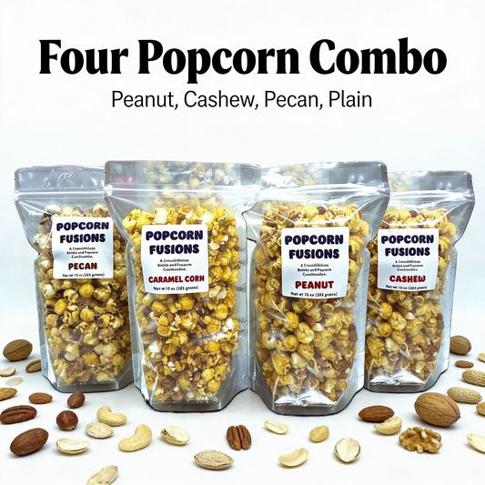Caramel Popcorn Four Pack Granny's Confections Popcorn Fusions
