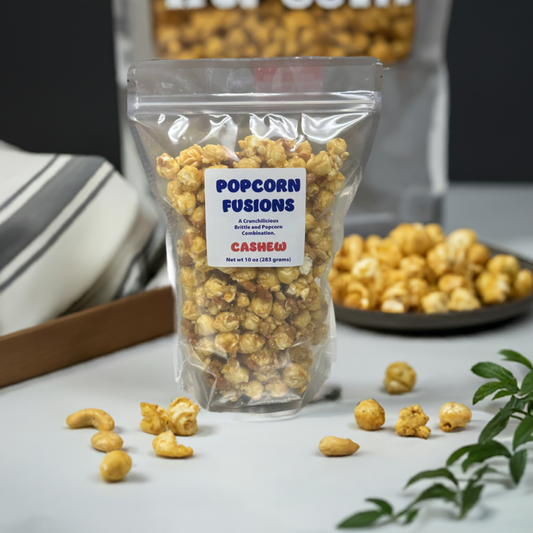 Cashew Caramel Corn Popcorn Popcorn Infusions Grannys Confections  