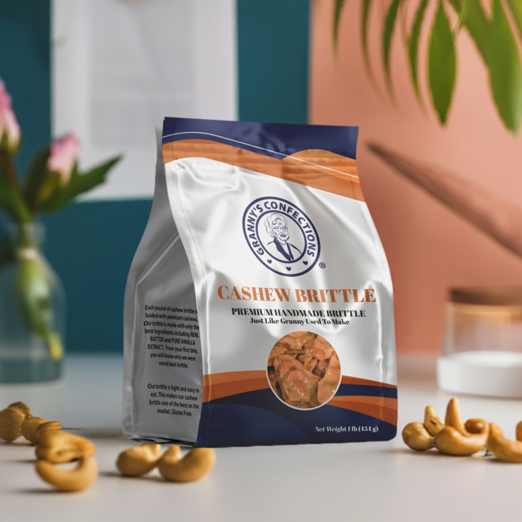 Cashew Brittle Grannys Confections Premium Gourmet Brittle Gluten Free