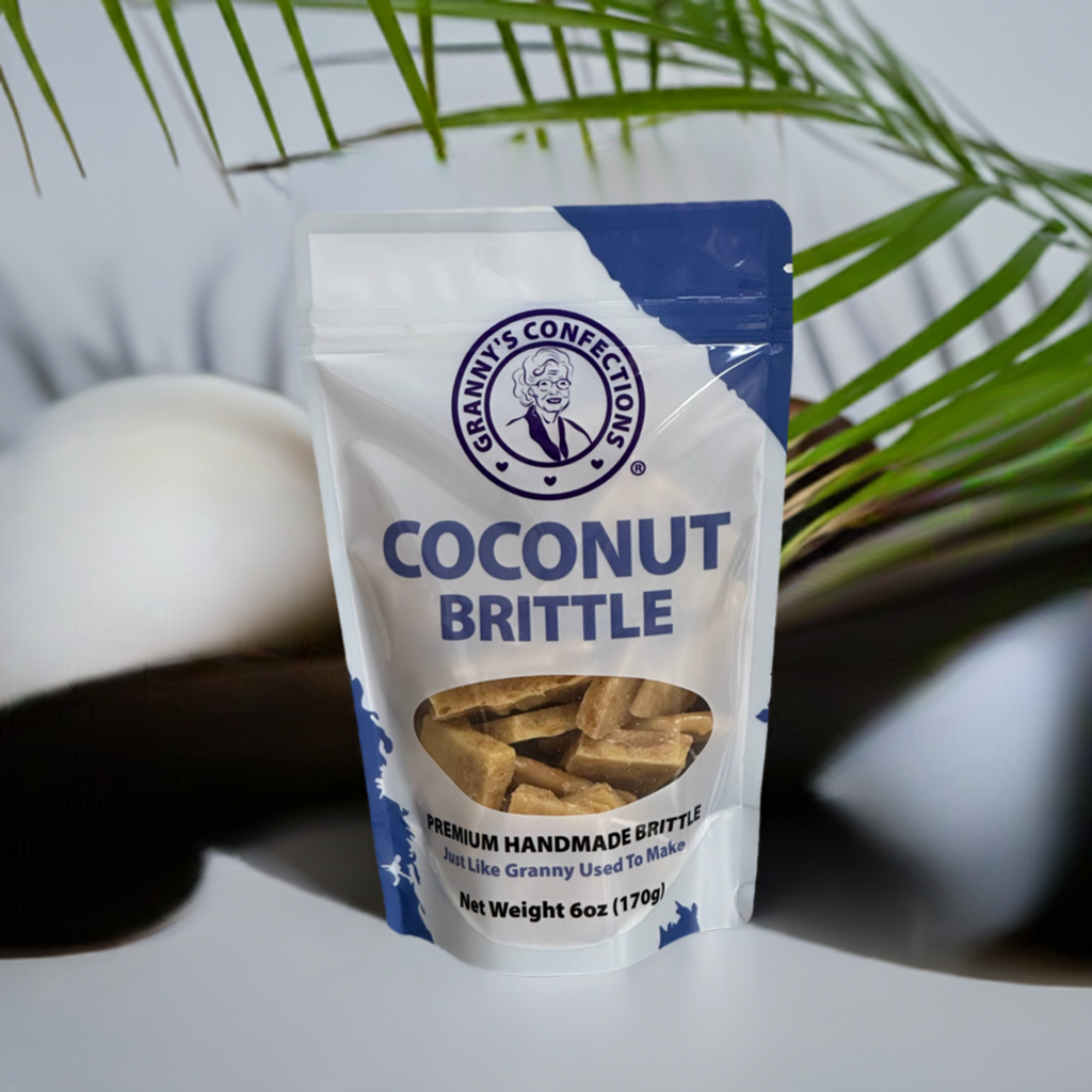 Organic Coconut Brittle Grannys Confections Gluten Free Award Winning 