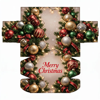 Merry Christmas Premium Christmas Balls Themed Box