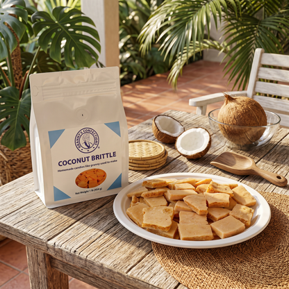 Granny's Confections Coconut Brittle Candy Made With Organic Coconut