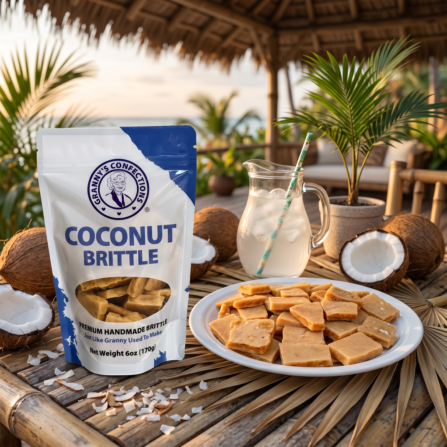 Granny's Confections Coconut Brittle Organic