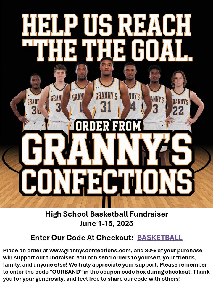 Granny's Confections Fundraising Flyer Basketball