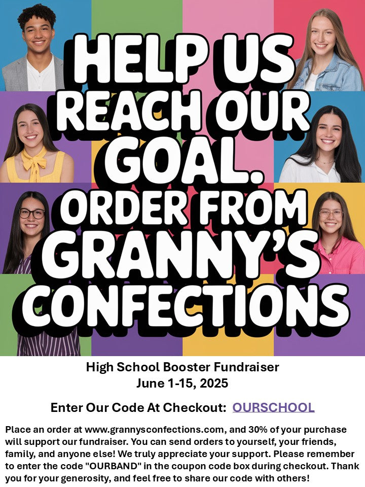 Granny's Confections Fundraising Flyer Students