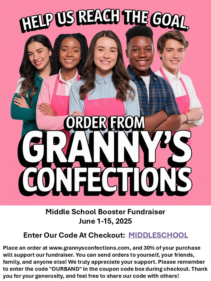 Granny's Confections Fundraising Flyer Students