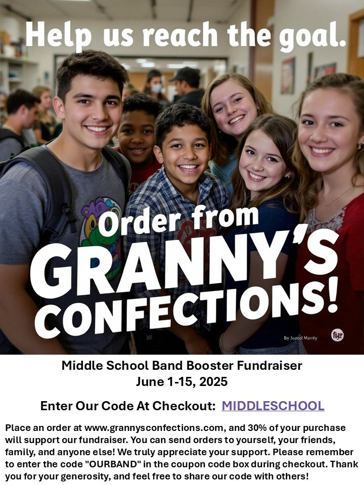 Granny's Confections Fundraising Flyer Students