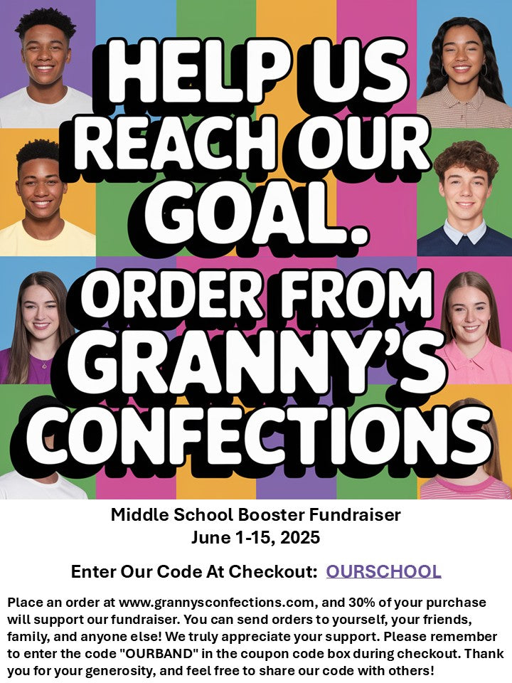Granny's Confections Fundraising Flyer Students