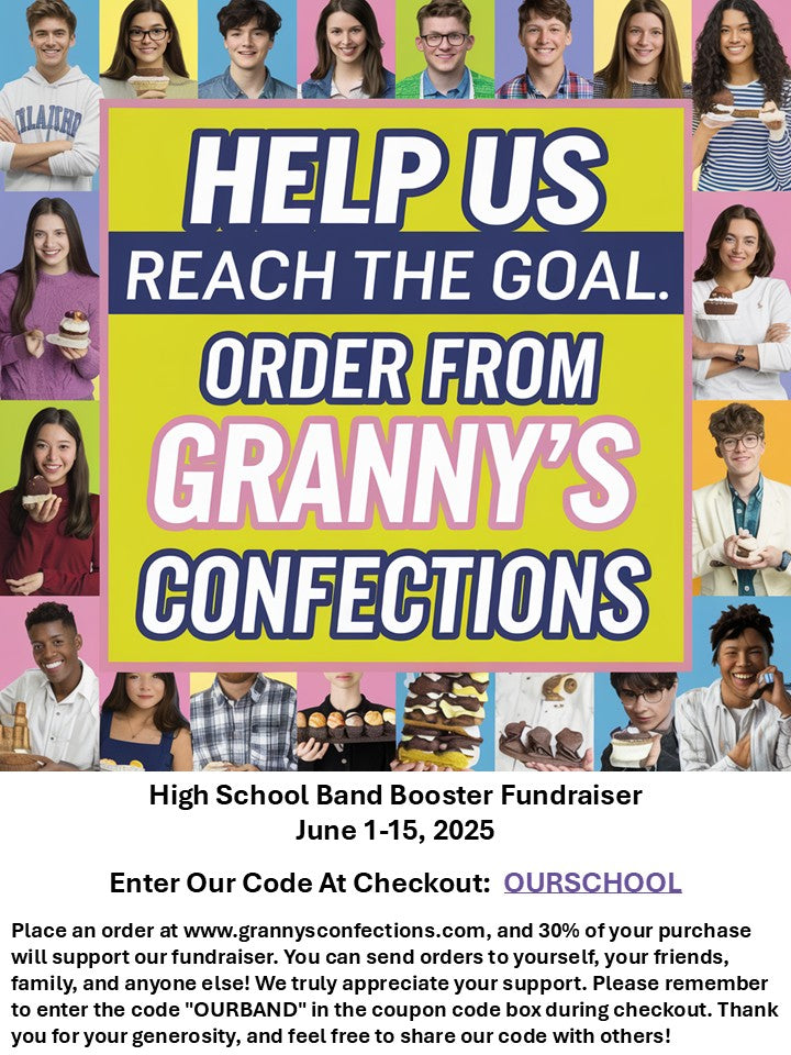 Granny's Confections Fundraising Flyer Students