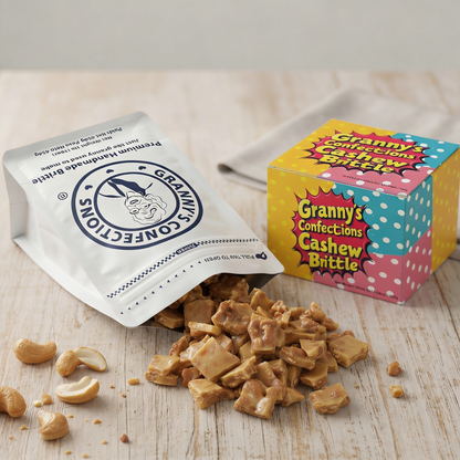 Granny's Confections Gourmet Cashew Brittle Candy