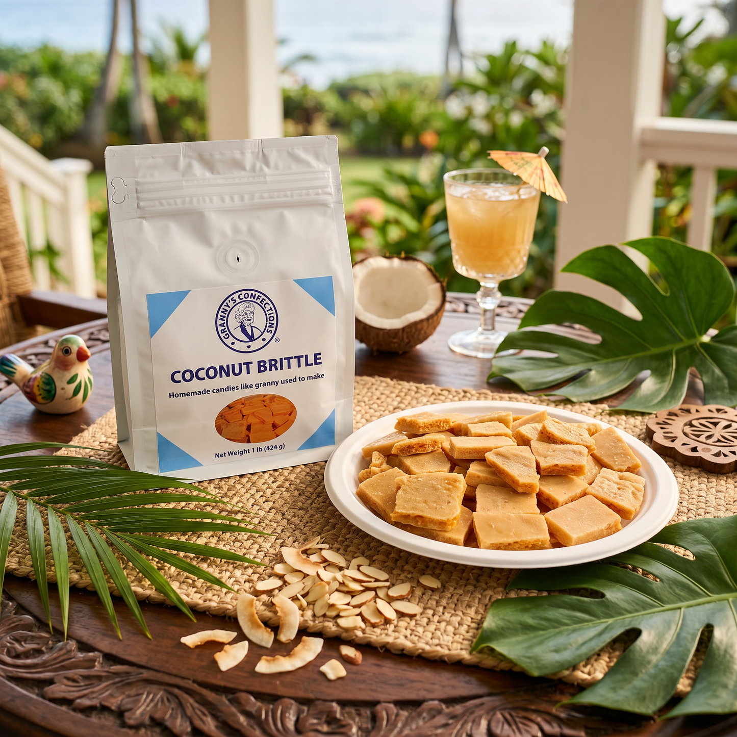 Granny's Confections Gourmet Coconut Brittle Candy