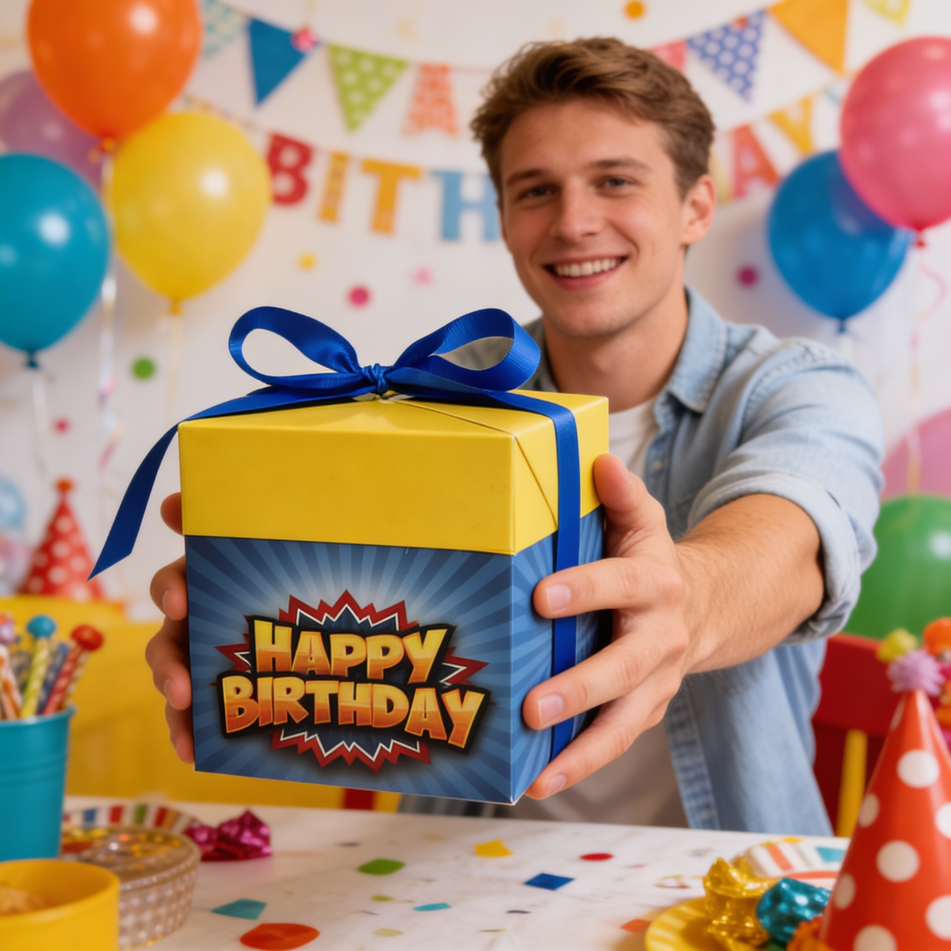 Granny's Confections Happy Birthday Box Handmade Brittle