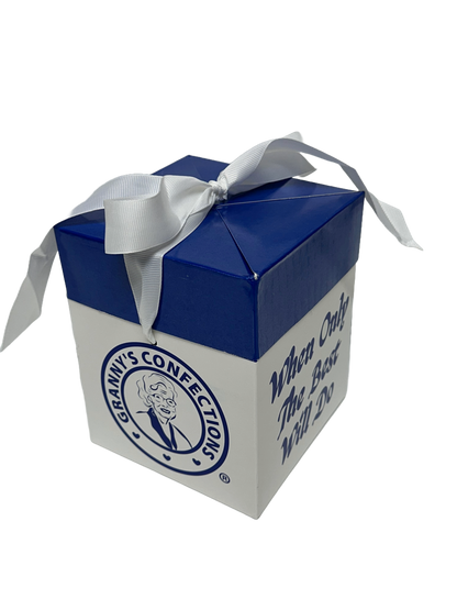 Granny's Confections Logo Box Gift Box Handmade Peanut Brittle Cashew Pecan