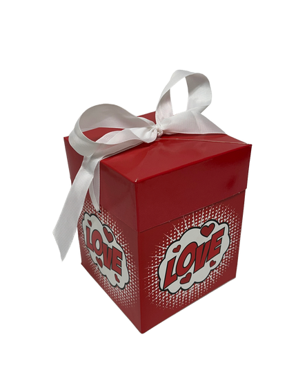 Granny's Confections Love Gift Box Pop Art Handmade Peanut Brittle Cashew Pecan