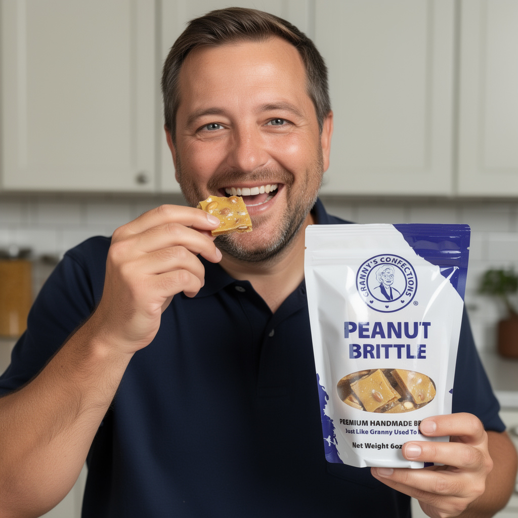 Granny's Confections Old-Fashioned Peanut Brittle Candy Gifting