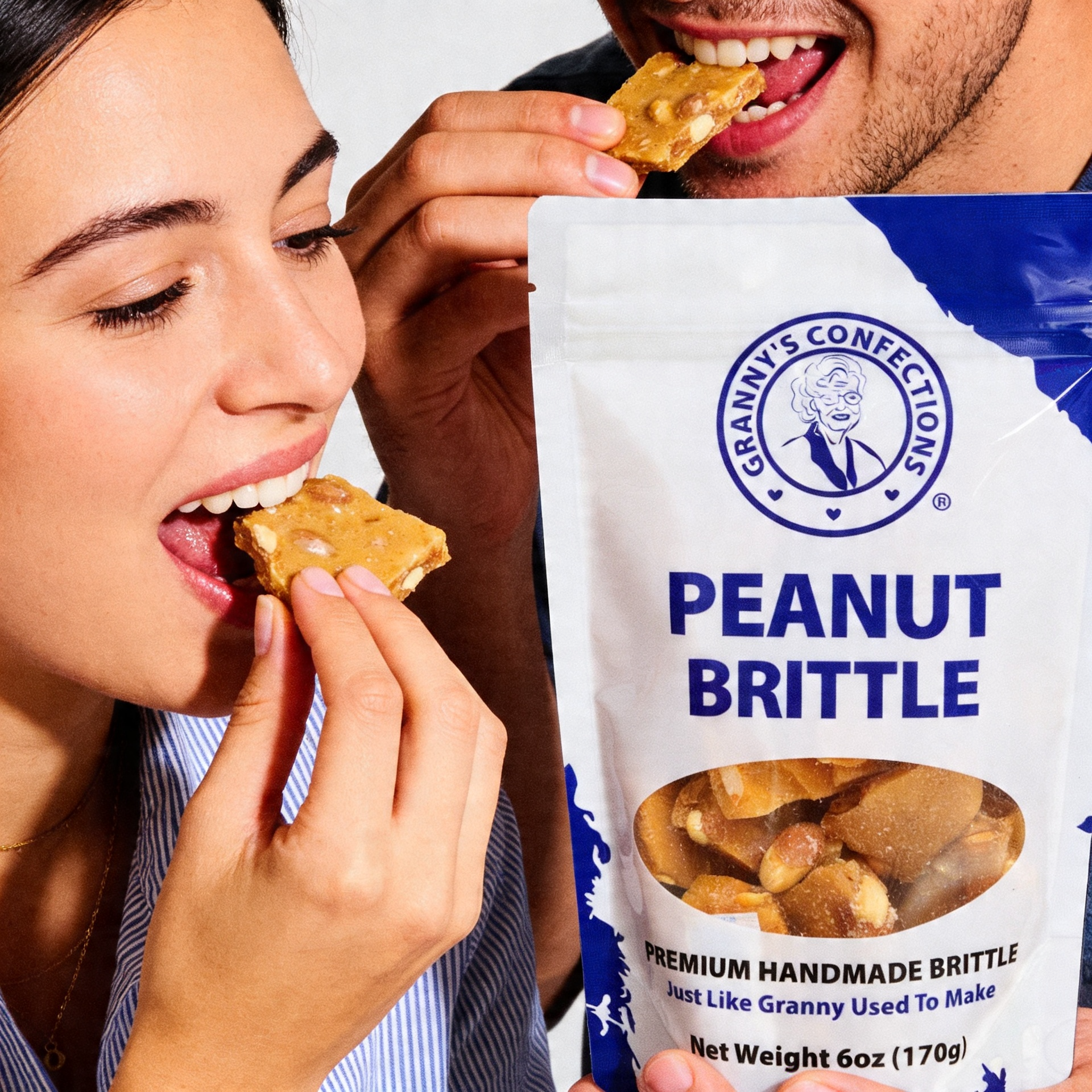 Granny's Confections Old-Fashioned Peanut Brittle Candy Gourmet