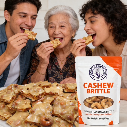 Granny's Confections Premium Cashew Brittle Candy