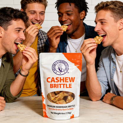 Granny's Confections Premium Old-Fashioned Cashew Brittle Amazing