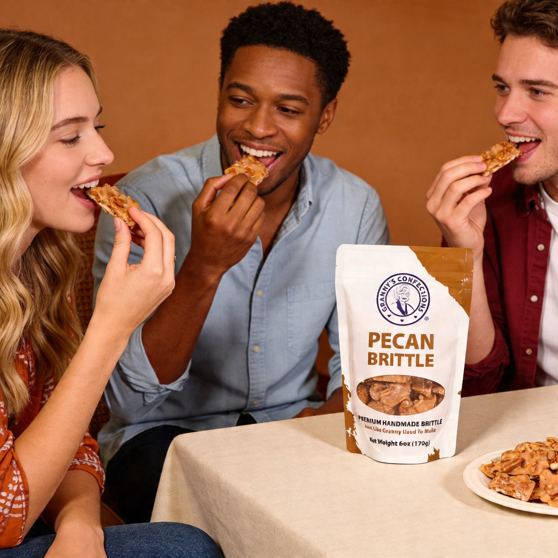 Granny's Confections Premium Old-Fashioned Cashew Brittle Traditional