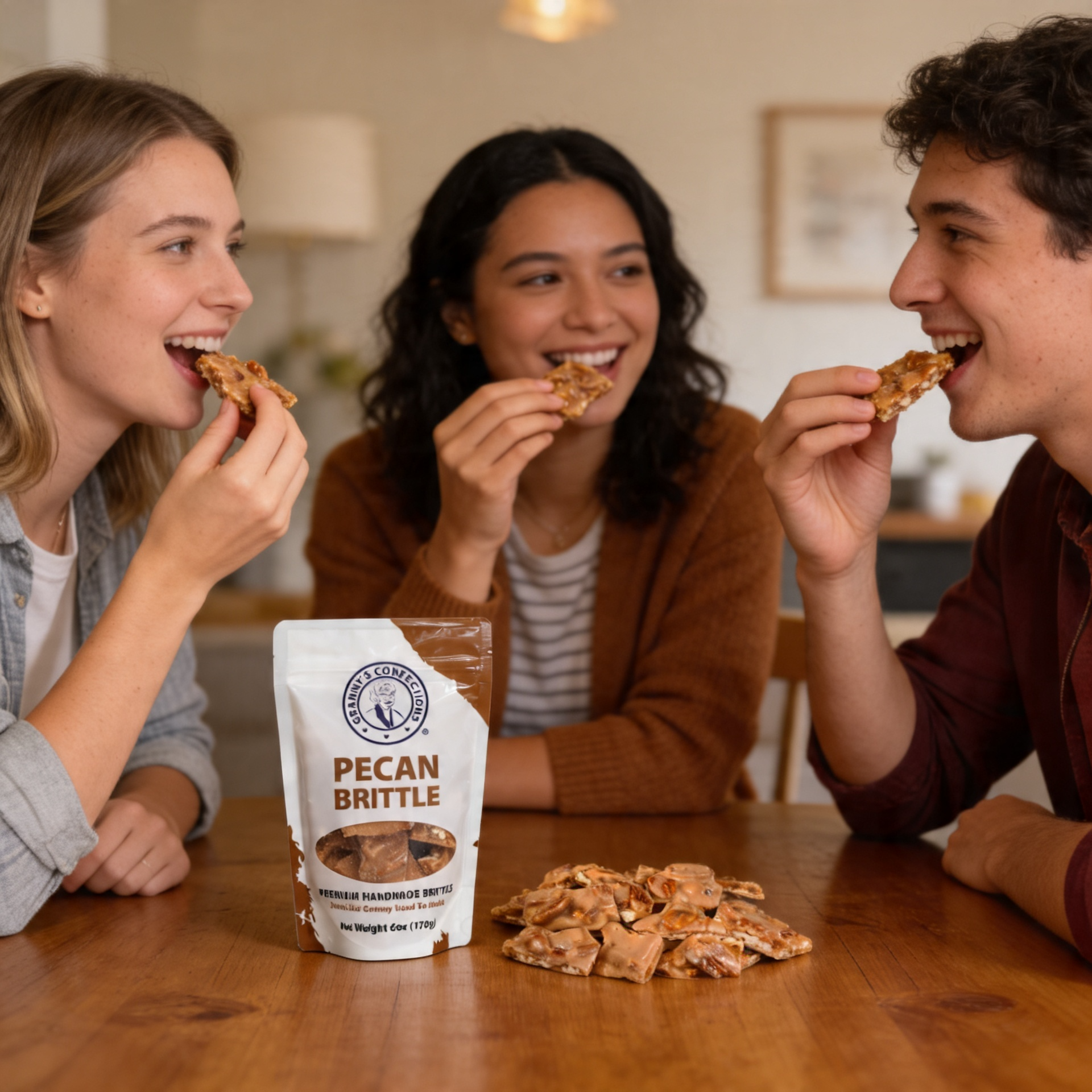 Granny's Confections Premium Old-Fashioned Pecan Brittle Candy