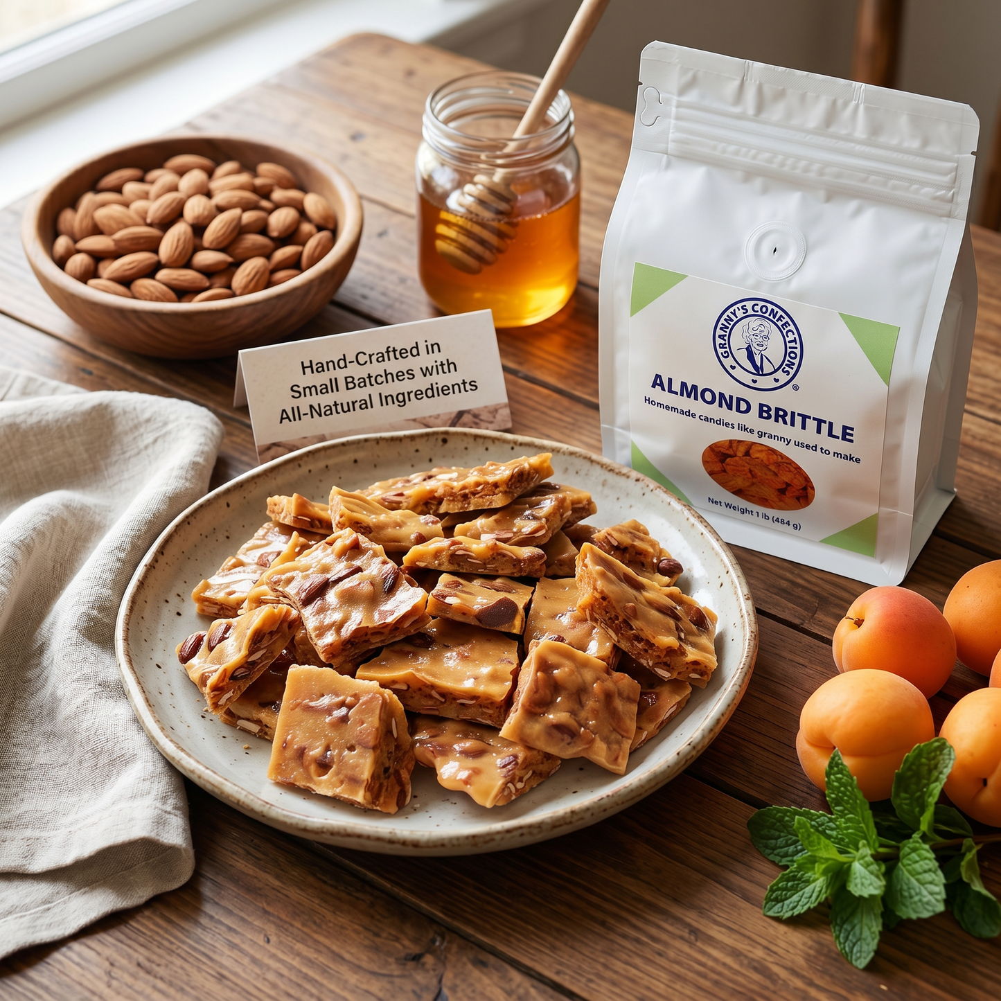 Granny's Confections Small Batch Almond Brittle Candy