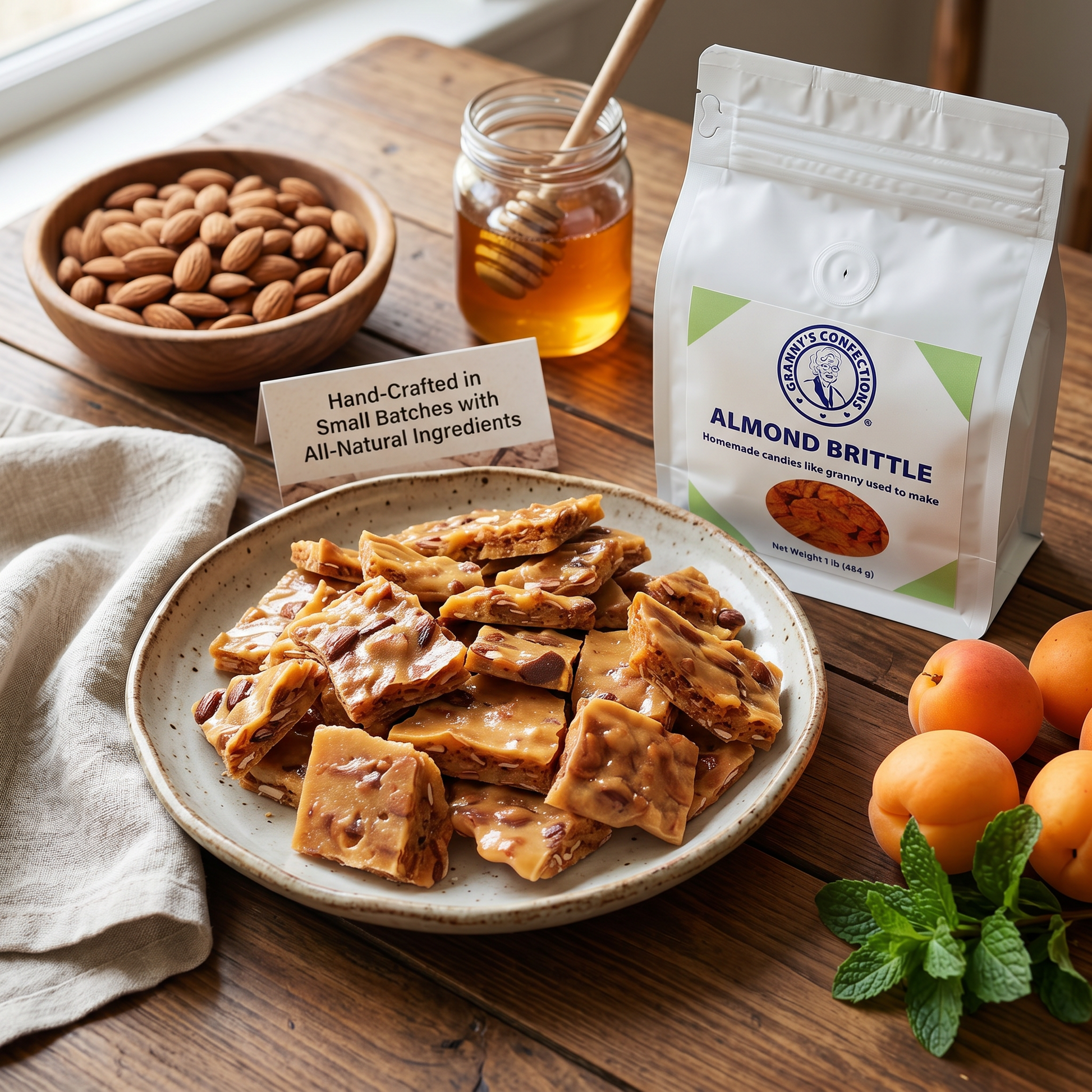 Granny's Confections Small Batch Almond Brittle Candy