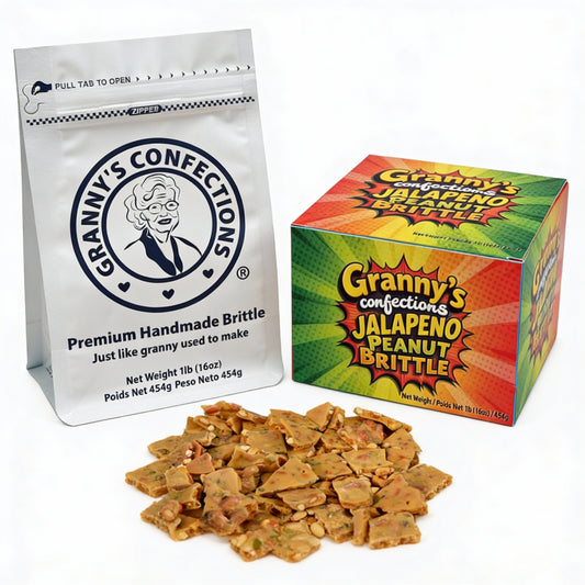 Granny's Confections Spicy Jalapeno Peanut Brittle Old-Fashioned