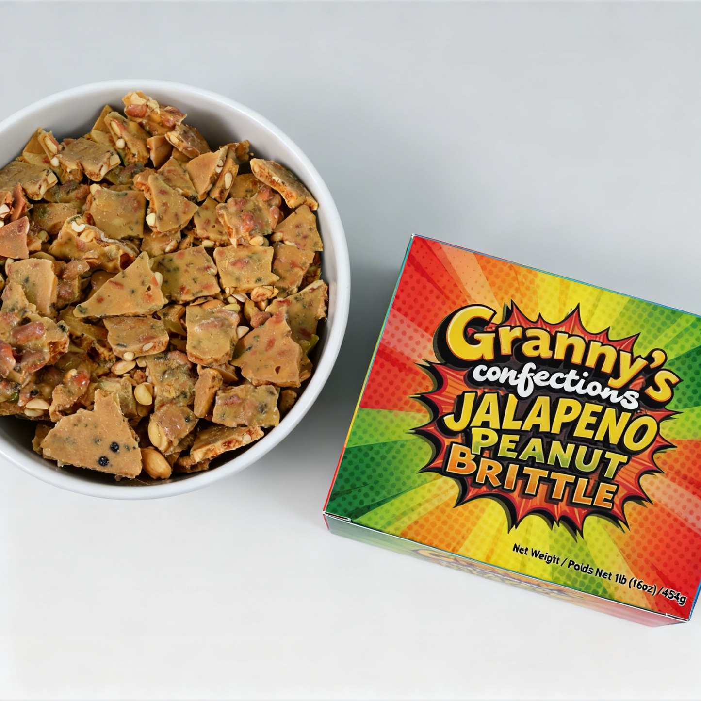 Granny's Confections Spicy Peanut Brittle Handmade