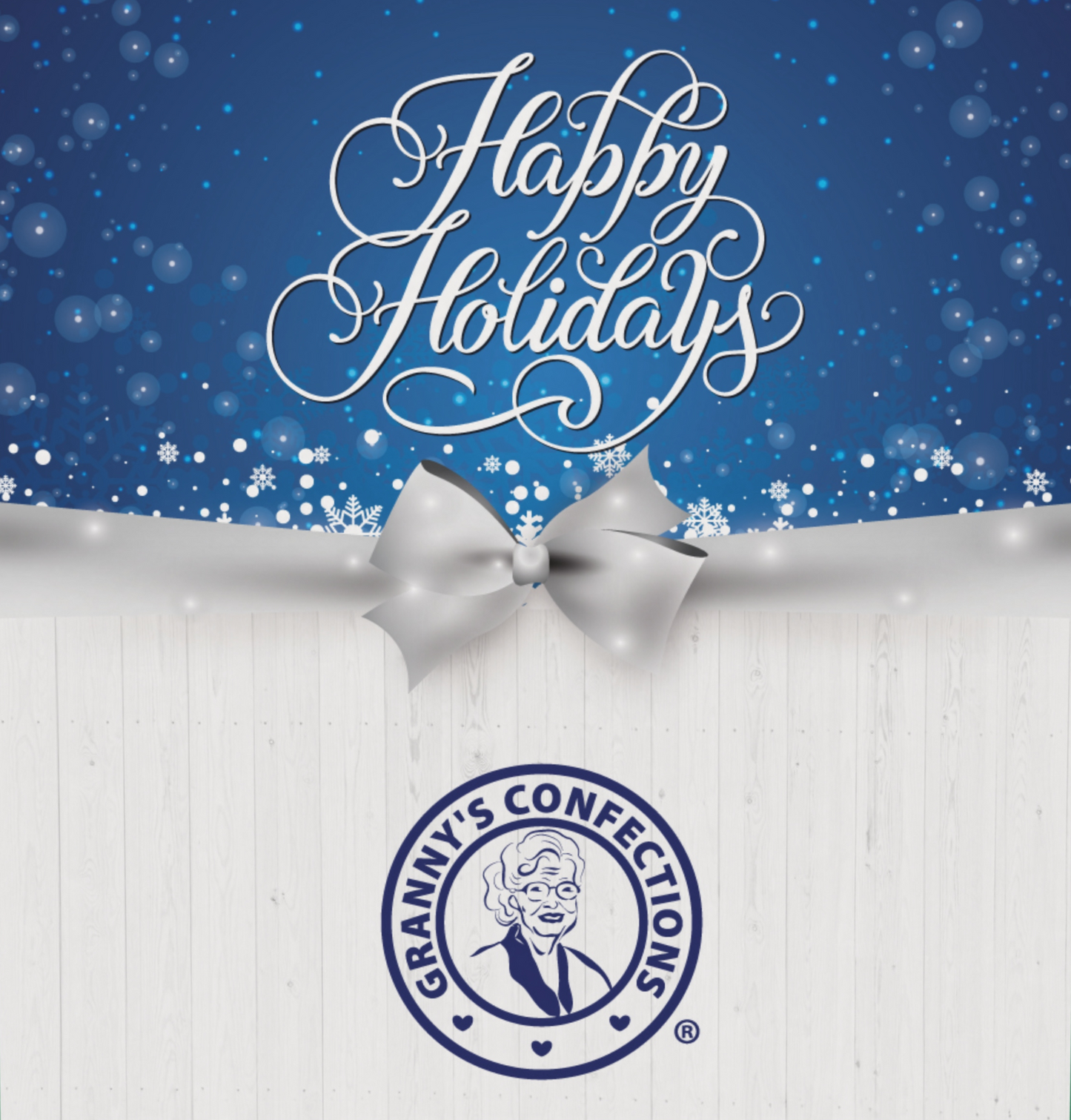 Christmas Holiday Gift Box Granny's Confections Peanut Brittle Cashew Brittle Pecan Brittle