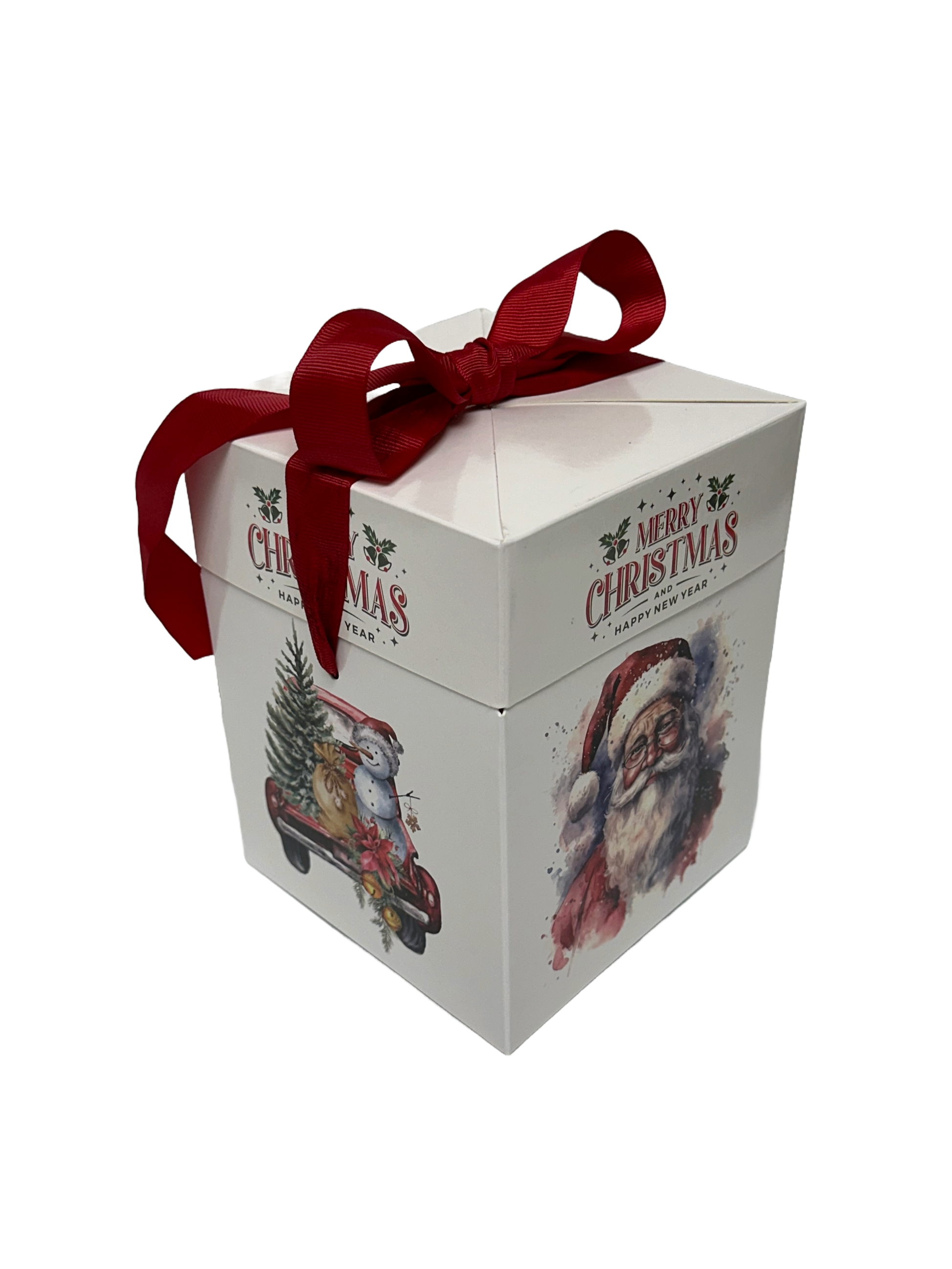 Granny's Confections Nostalgic Merry Christmas Gift Box Handmade Peanut Brittle Cashew Pecan