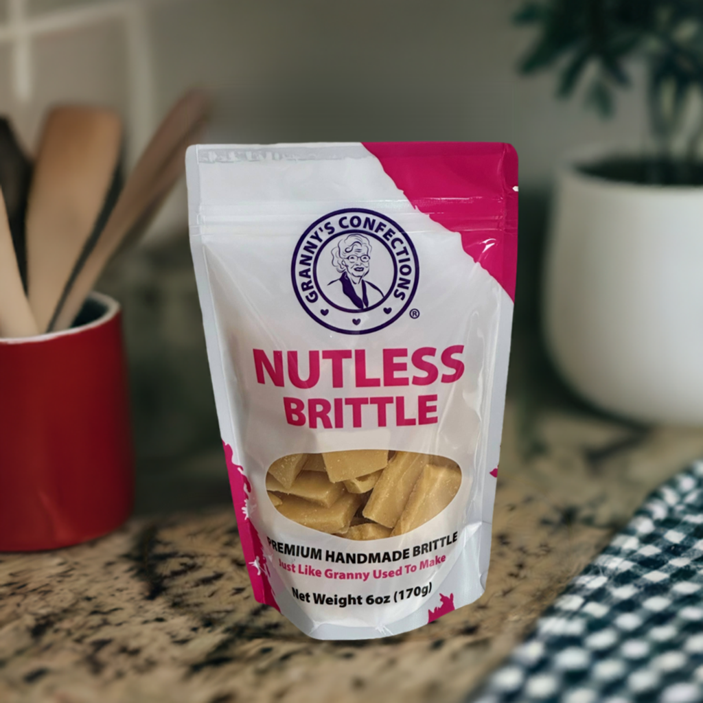 Nutless Brittle No Nut Brittle Nut-Free Allergy Free Gluten Free Old Fashioned Candy No Nuts