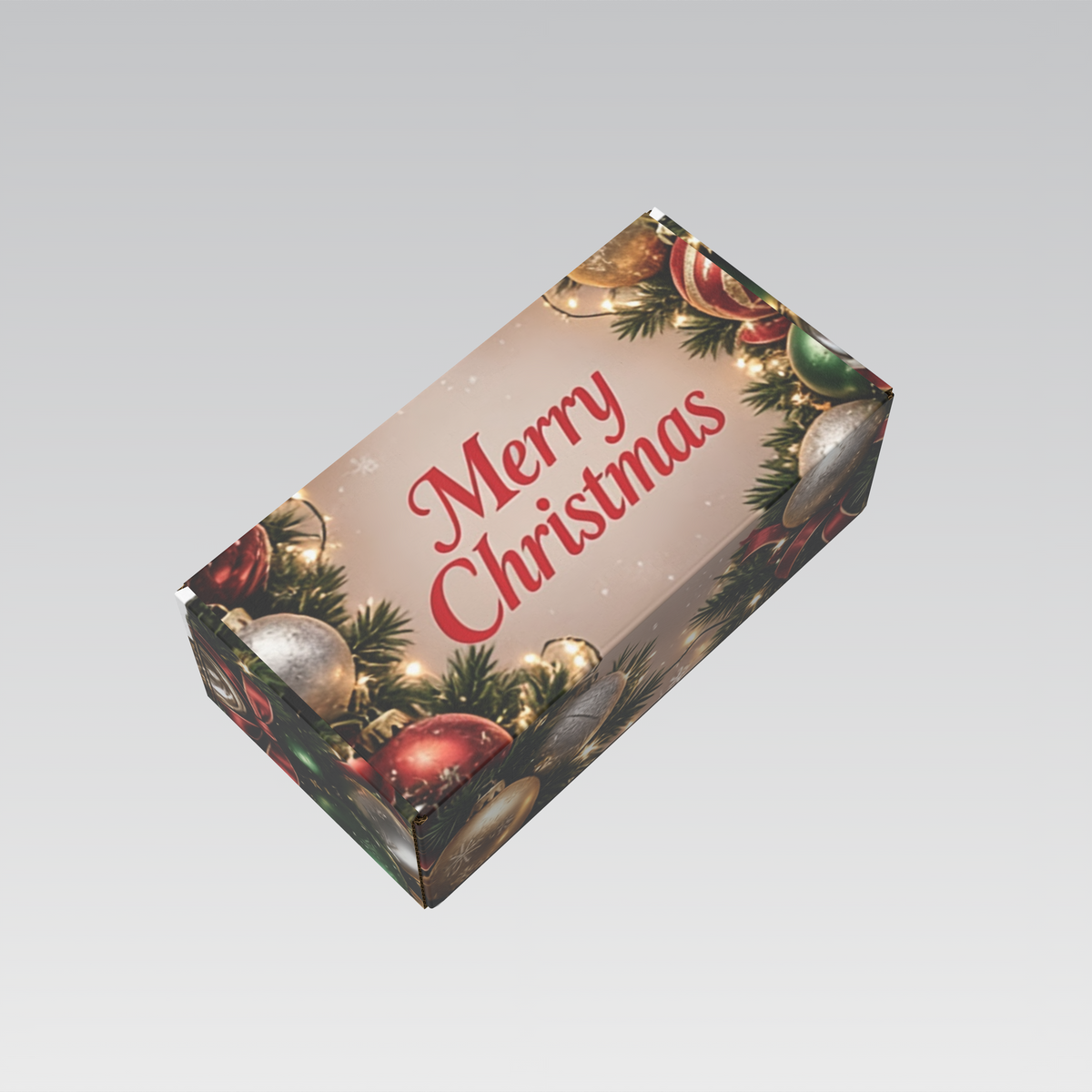 Merry Christmas Premium Christmas Balls Themed Box