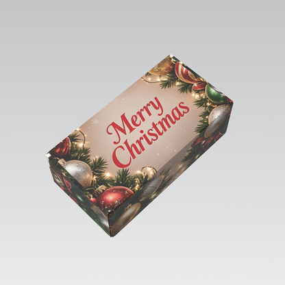 Merry Christmas Premium Christmas Balls Themed Box