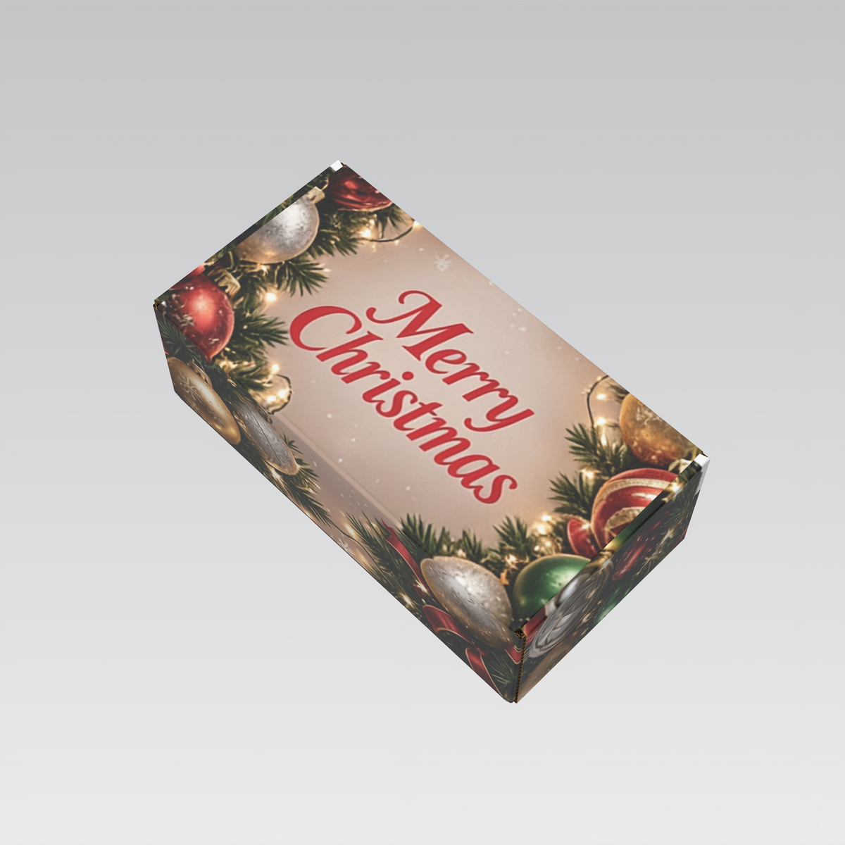 Merry Christmas Premium Christmas Balls Themed Box
