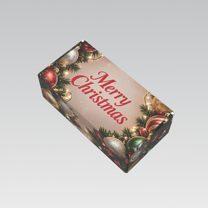Merry Christmas Premium Christmas Balls Themed Box