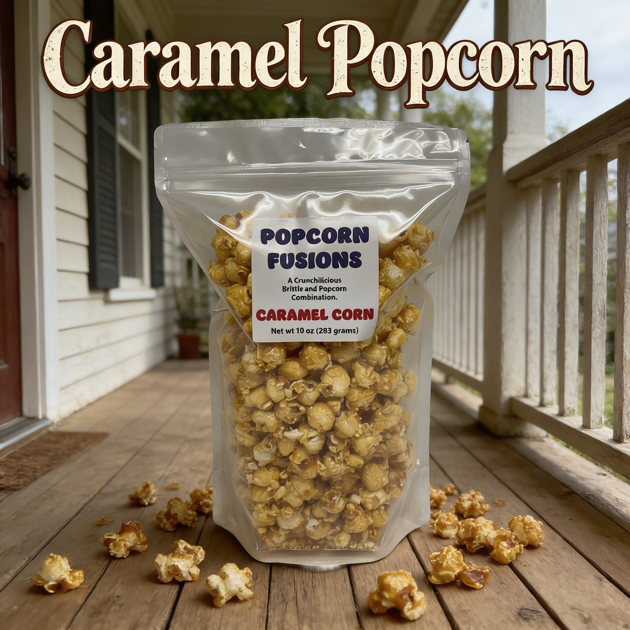 Caramel Corn | Nut-Free Air-Popped Popcorn Treat