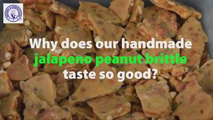 Granny's Confections Handmade Jalapeno Peanut Brittle - One Pound Bag (Jalapeno Peanut Brittle)