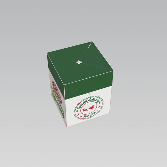 Merry Christmas Gift Box Video Peanut brittle Cashew Pecan Caramel Popcorn